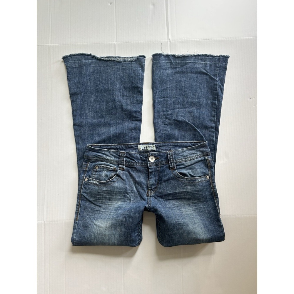 2000s Low Rise Flare Bootcut Jeans Y2K Grunge Indie Preppy